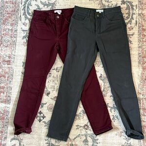 LOFT velvety pant bundle.